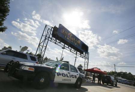 Lafayette Louisiana following a deadly shooting the night before