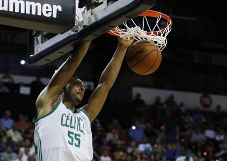 Jordan Mickey averaged 13.8 points 9.6 rebounds and 2.6 blocks per game in the Las Vegas summer league