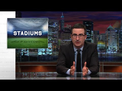 The witty host of HBO’s ‘Last Week Tonight’ aired an eye-opening segment on how professional sports teams exploit public money for financial gain