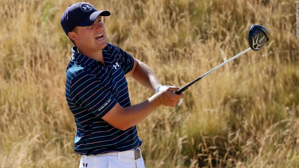 Jordan Spieth showed typical determination to edge ahead of the leading pack on the final day to claim back-to-back majors