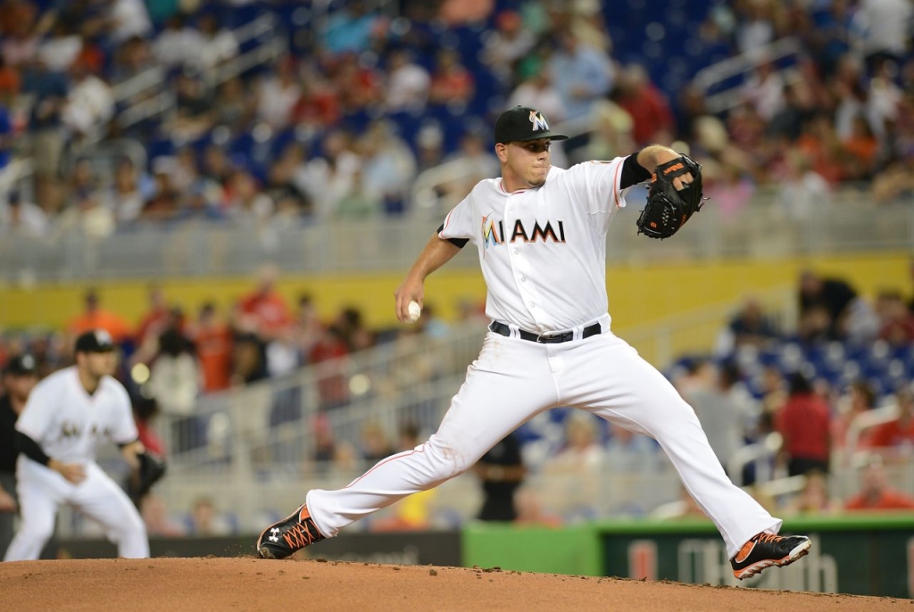 Jose Fernandez has been perfect at Marlins Park in Miami. But away from South Beach the righty has struggled