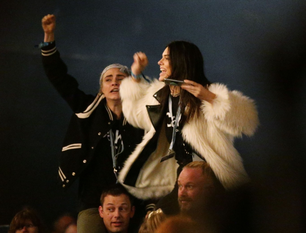 Kendall Jenner joined Taylor Swift on stage in London then headed to Glastonbury to watch Kanye