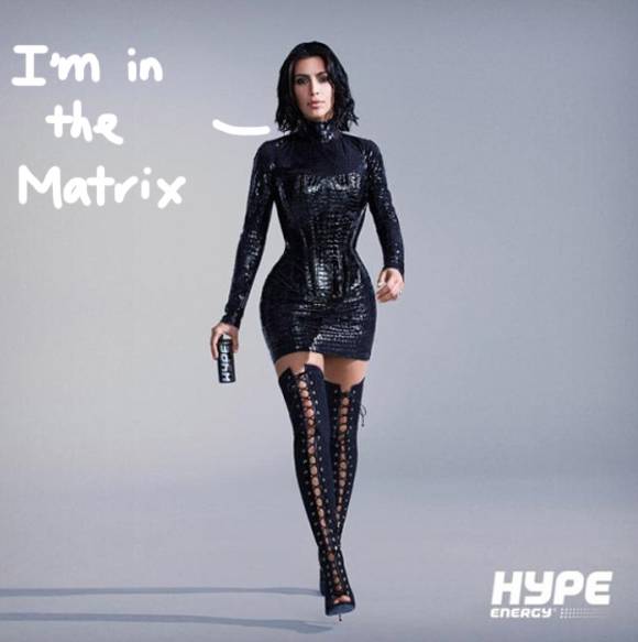 Kim Kardashian for Hype Energy Drink