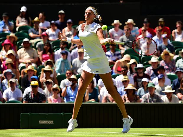 Kvitova happier now under the spotlight