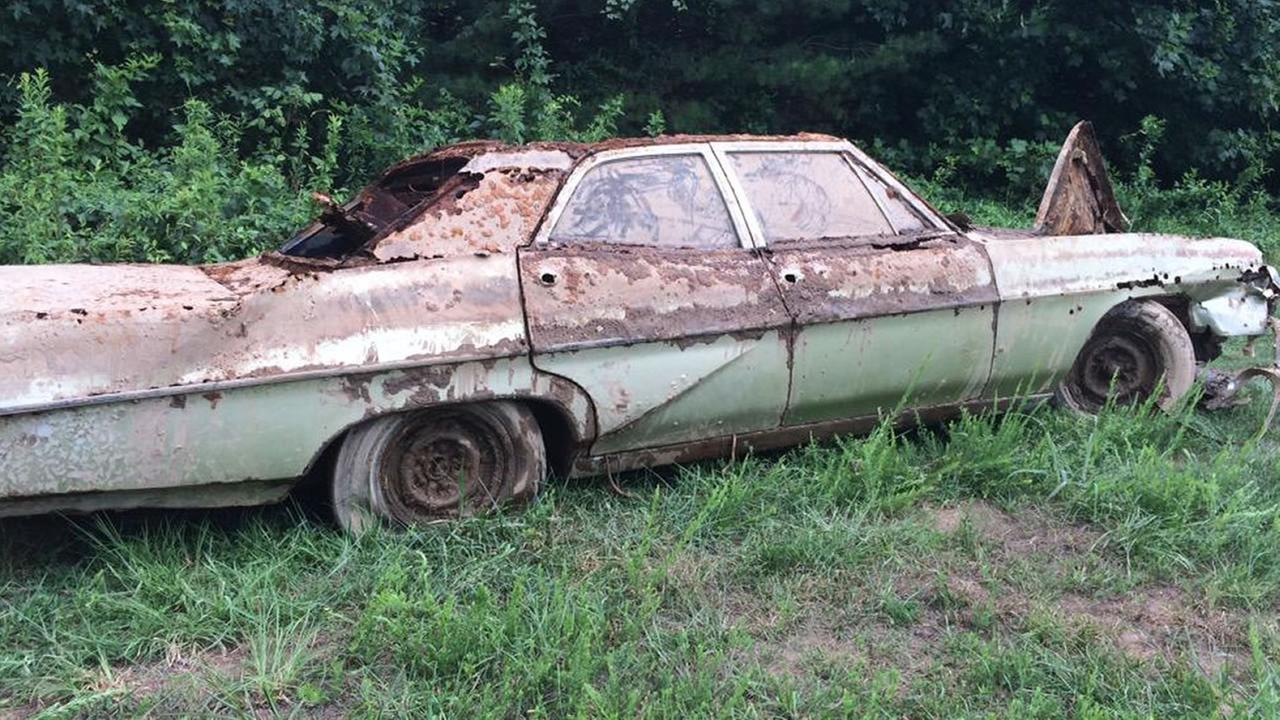 Lake Rhodhiss where the car and remains were found is approximately 75 miles northwest of Charlotte