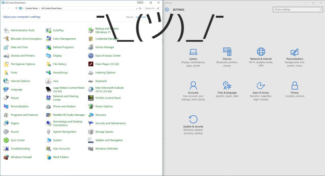 Settings Are Better in Windows 10 But That's Not Saying Much