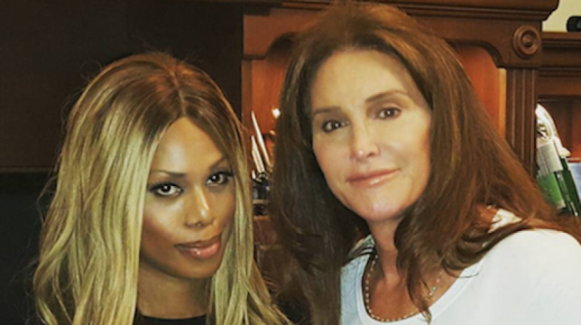 Laverne Cox and Caitlyn Jenner