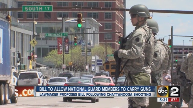 Lawmaker considers arming MD National guardsmen                      WMAR