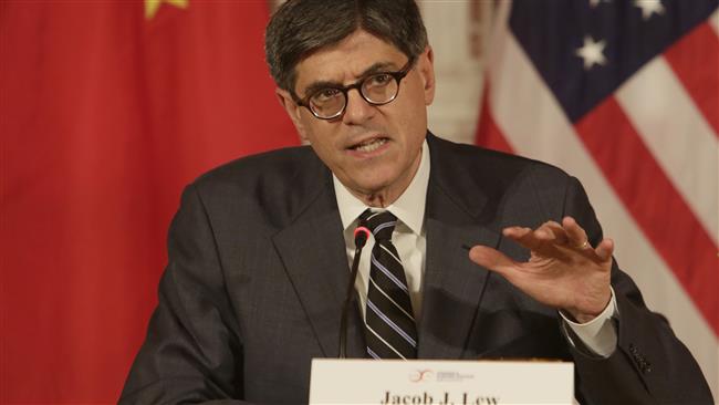 US Treasury Secretary Jacob Lew