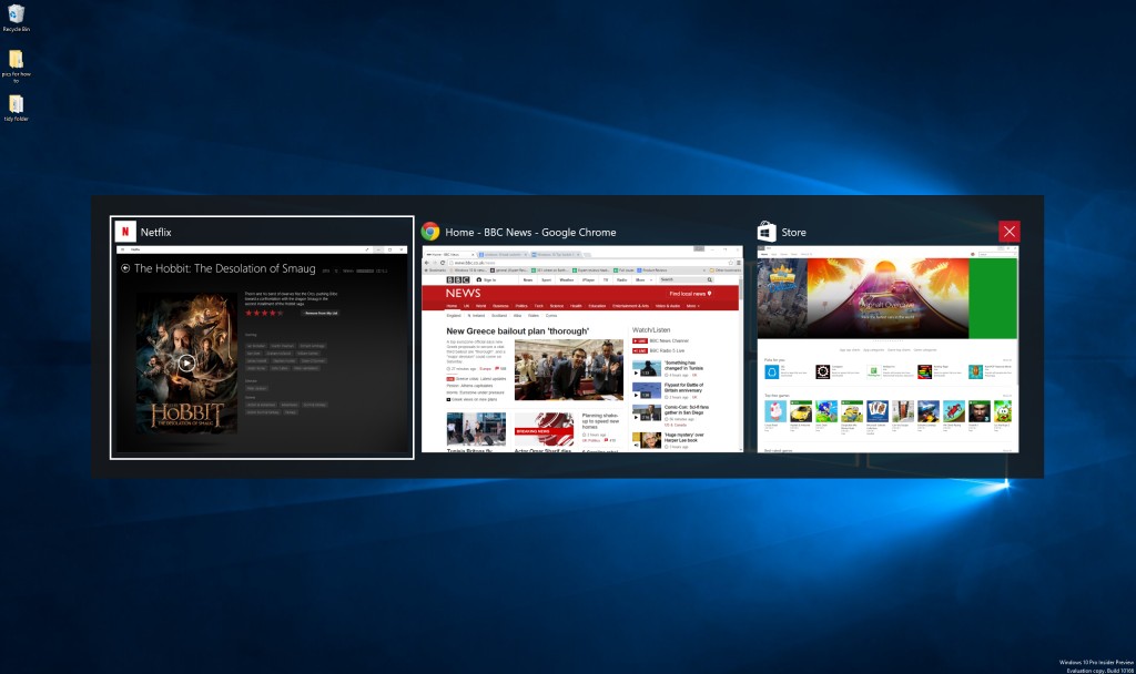 Windows 10 task switcher