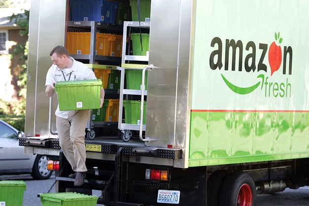 London and Leeds are first UK cities to be offered Amazon Fresh grocery deliveries