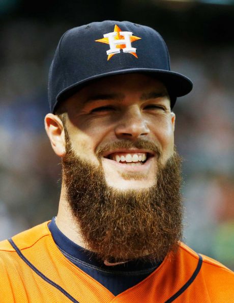 HOUSTON TX- JUNE 26 Dallas Keuchel #60 of the Houston Astros waits on the field before the start of their game against the New York Yankees at Minute Maid Park