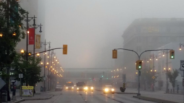 Many Winnipeggers woke up to a thick fog Friday morning