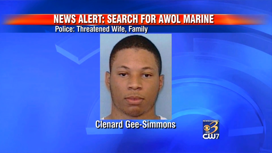 Police AWOL Marine may be heading for Michigan story image