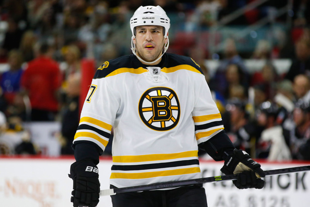 Milan Lucic took out a newspaper ad to thank the Bruins and his fans in Boston