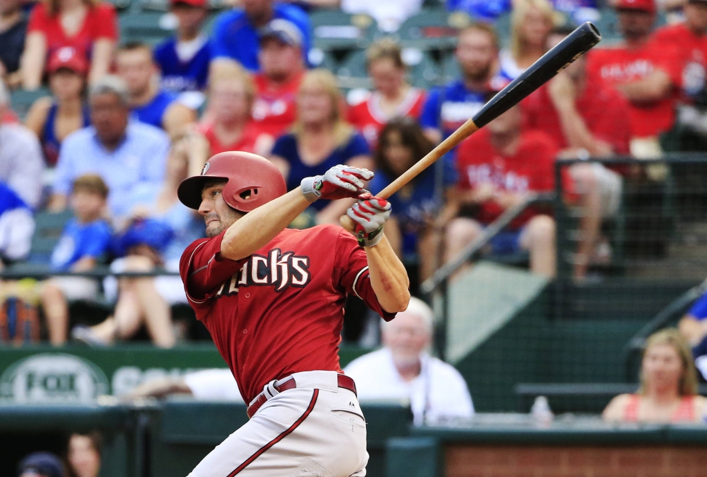 My Beat the Streak picks for 7/18/2015 are A.J. Pollock and Mike Trout.		Kevin Jairaj-USA TODAY Sports