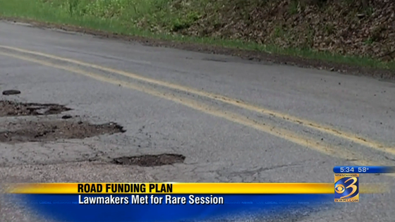 Lawmakers may have roads plan story image