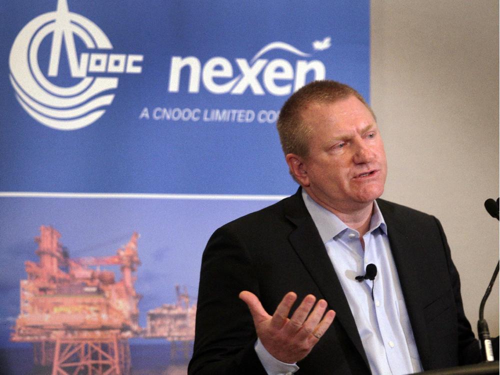 Colleen De Neve Calgary Herald CALGARY AB- JULY 17 2015- Nexen Senior Vice-President Canadian Operations Ron Bailey provided an update regarding the pipeline failure near Nexen's Long Lake facility during a press conference