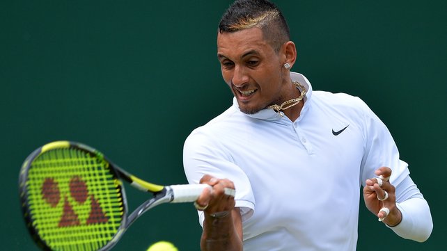 Nick Kyrgios may be in trouble after a heated exchange with an umpire