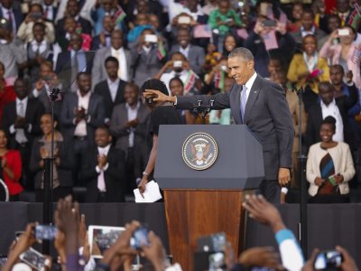 US President Barack Obama in Kenya