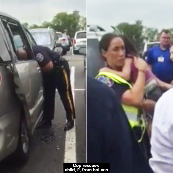 WATCH: Cop confronts mom who left child in hot car