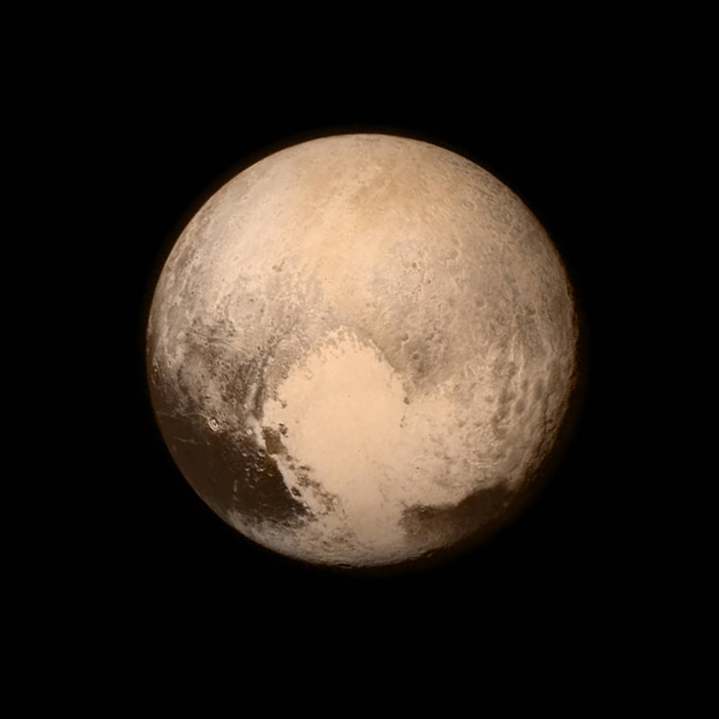 One of the images sent from Pluto to NASA by the New Horizon spacecraft