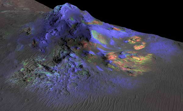 Space Travel. NASA Spacecraft Detects Impact Glass on Surface of Mars