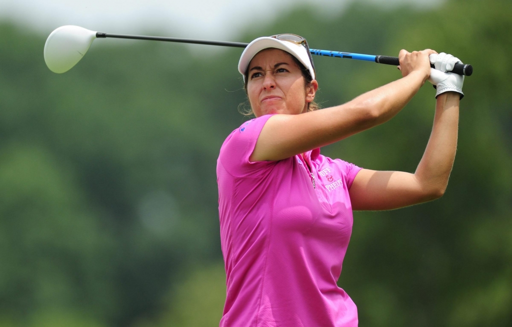 Out in front American Marina Alex shares the lead after the first round of the US Women's Open Championship