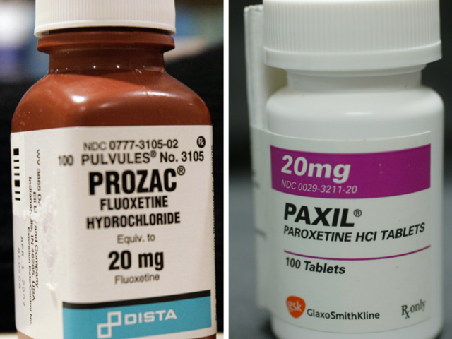 Paxil and Prozac two SSRI antidepressant medications that may be linked to some birth defects.                       Getty Images