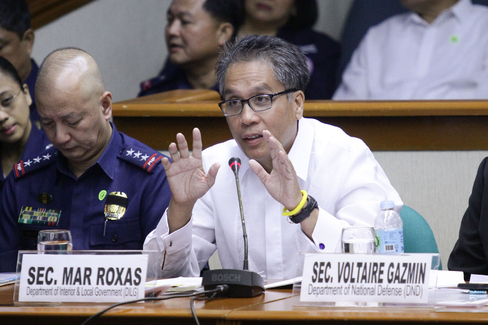 Philippine Department of Interior and Local Government Secretary Mar Roxas