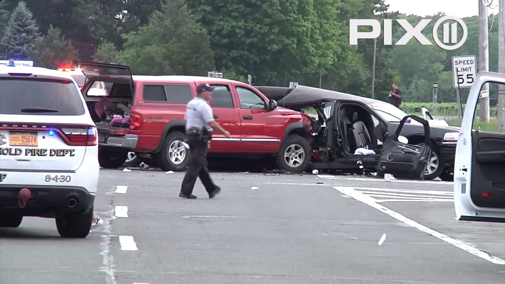 Pickup truck driver arrested after limo crash kills 4 bridesmaids injures 2