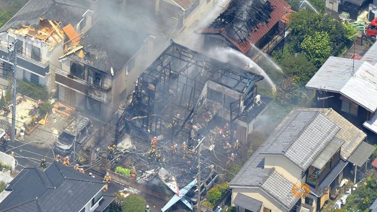 Small plane crashes into homes in Tokyo suburbs, kills 3 | South China Morning