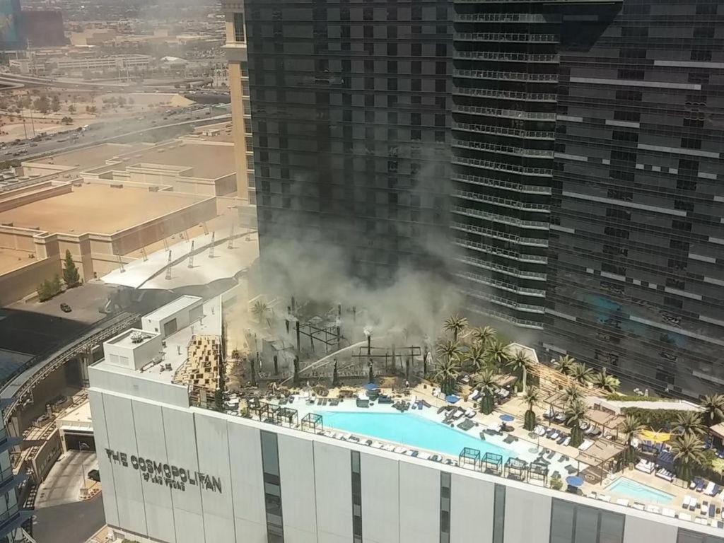 The Cosmopolitan Las Vegas Goes Up in Flames, Two People Hospitalized