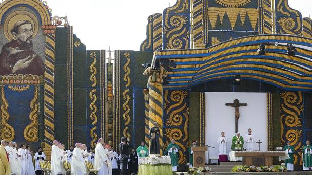 Pope Francis celebrates mass in Asuncion Paraguay