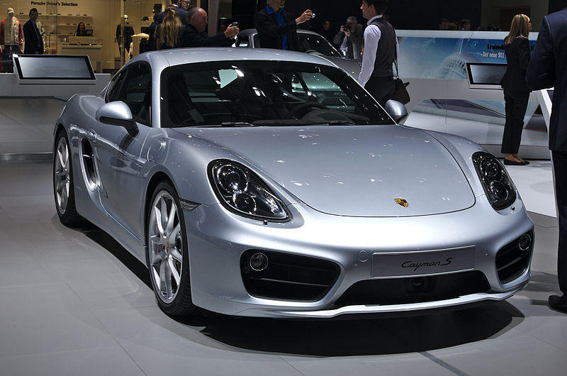 Porsche Cayman at 2014 Geneva auto show