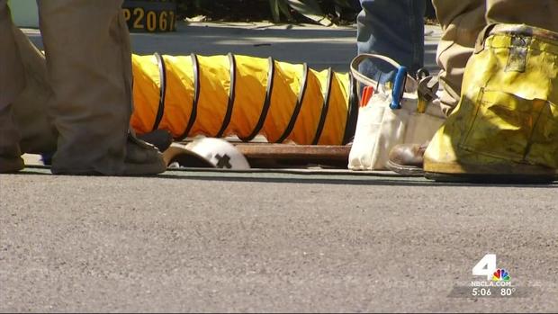 Long Beach: Manhole covers blow off after electrical fire, forcing closure of 