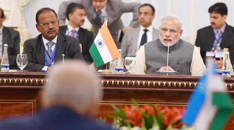 Prime Minister Narendra Modi with Pakistan PM Nawaz Sharif