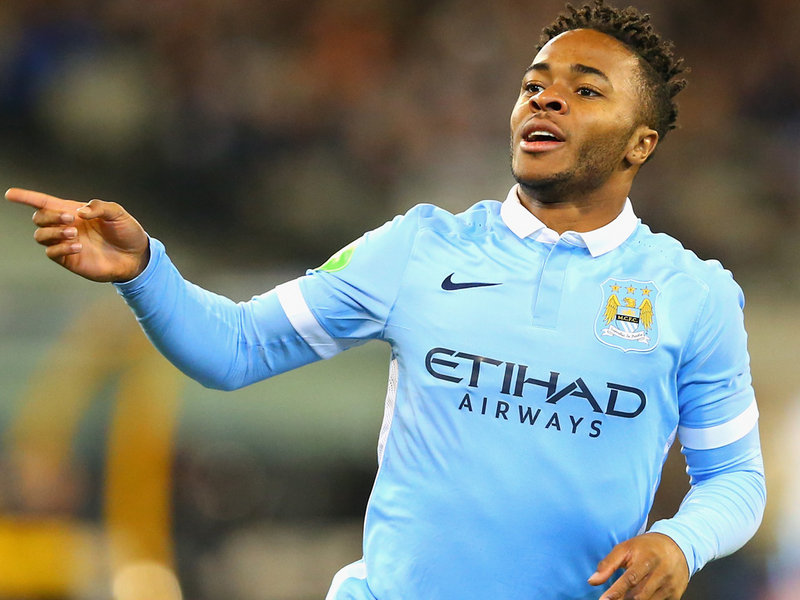 Raheem Sterling Netted double for Manchester City