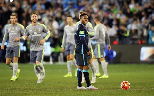 Real Madrid thumped City in front of almost 100,000 fans at the Melbourne Cricket Ground