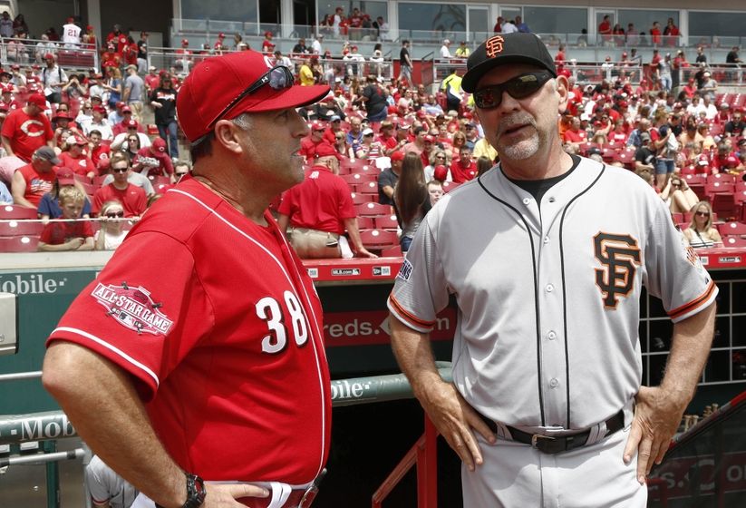 Bruce Bochy won some Cincinnati Reds fans over