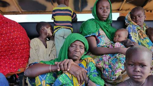 Rescued civilians in Borno State
Sahara Reporters Media