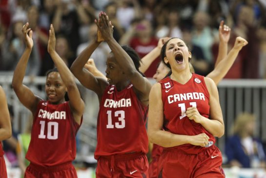 Hoopin and hollerin: Canada claims basketball gold against the U.S. Monday night