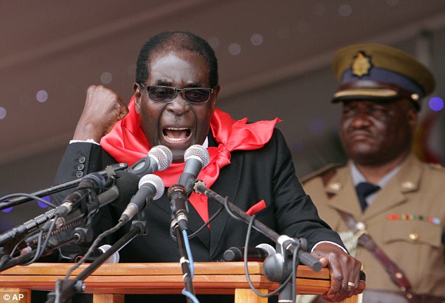 Leader Preisdent of Zimbabwe Robert Mugabe who is known for his brutal crusades against gay people has mocked America's decision to legalise gay marriage across all 50 states by proposing to Barack Obama