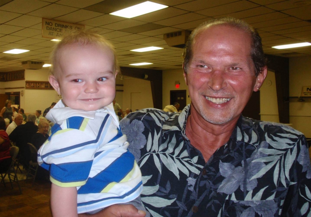 Image Robert Sobieray shown with his grandson Will before unnecessary cancer treatments made his teeth fall out