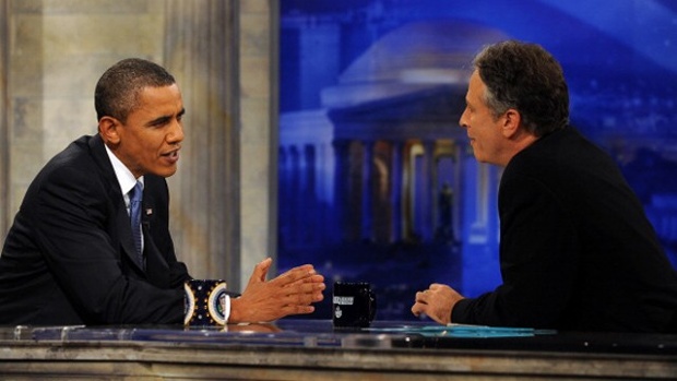 Jon Stewart Barack Obama