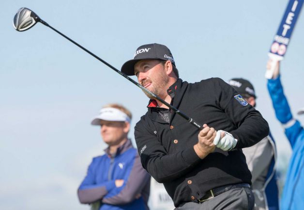 Northern Ireland's Graeme Mc Dowell tees off at the 5th hole during day one of the Scottish Open at Gullane Golf Club in Gullane Scotland Thursday