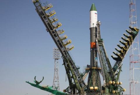 Russian Cargo Ship Docks at ISS