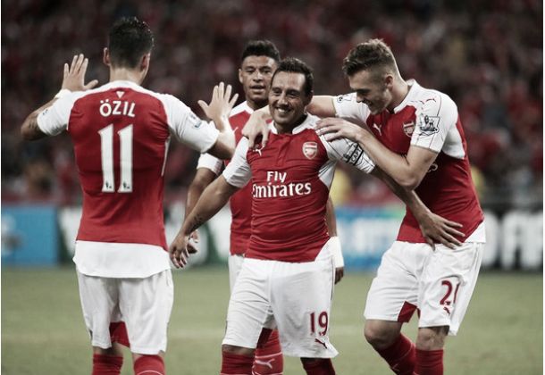 Arsenal 3-1 Everton Arsenal crowned Asia Trophy champions