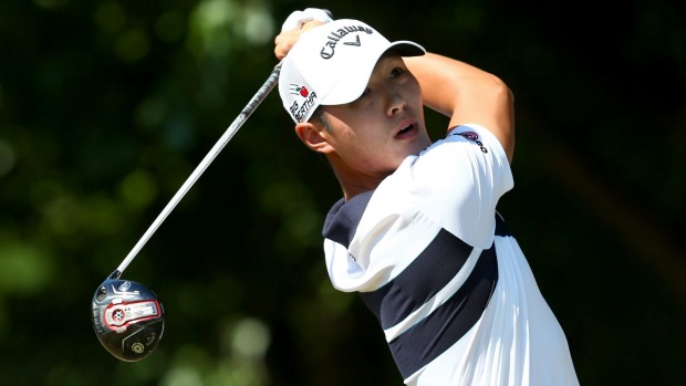 New Zealand golfer Danny Lee is in contention at the Greenbrier Classic on the PGA Tour