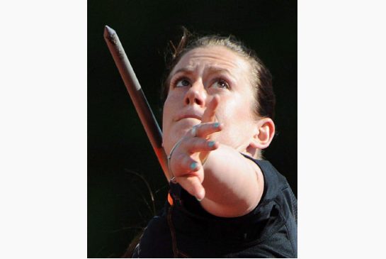 Javelin thrower Elizabeth Gleadle wins a gold for Canada